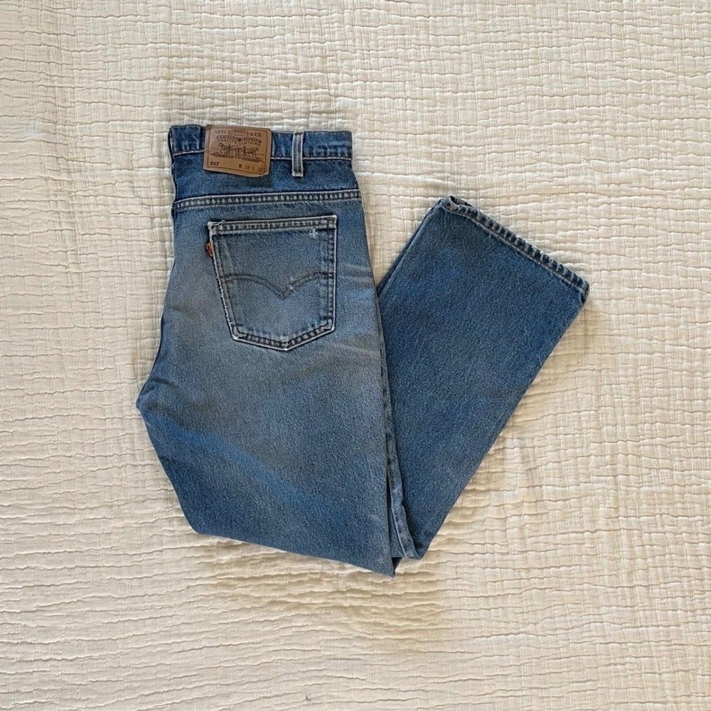 Vintage Orange Tab Levi's 517 Jeans 38x30